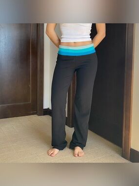 Y2K low rise yoga pants